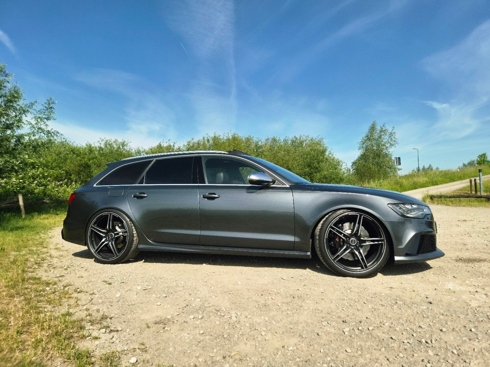 Audi RS6 4.0 445KW Quattro Avant 2014 Grijs, Auto's, Automaat, RS6, Vierwielaandrijving, Dealer onderhouden