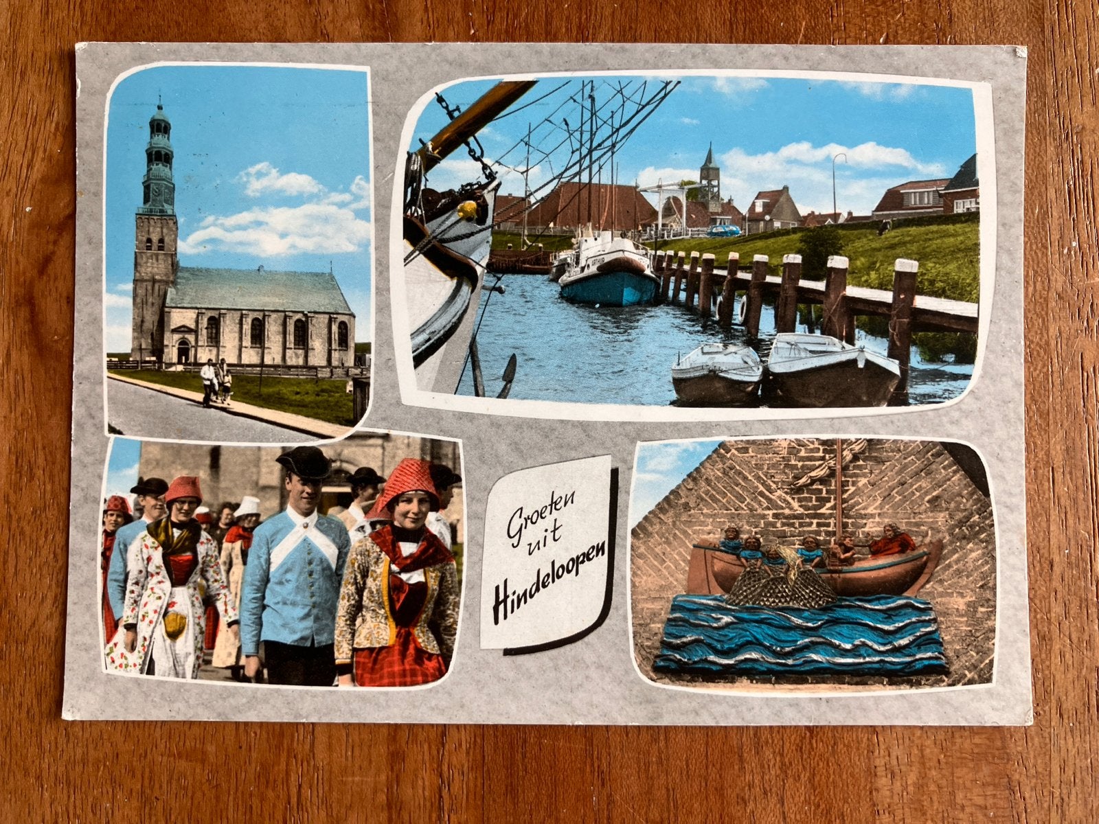 Groeten uit Hindeloopen 1971, Ophalen of Verzenden, 1960 tot 1980, Gelopen, Friesland