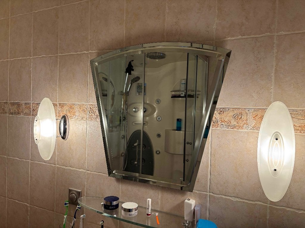Design badkamerspiegel van het merk keuco, Ophalen, Overige typen, 50 tot 100 cm, Zo goed als nieuw