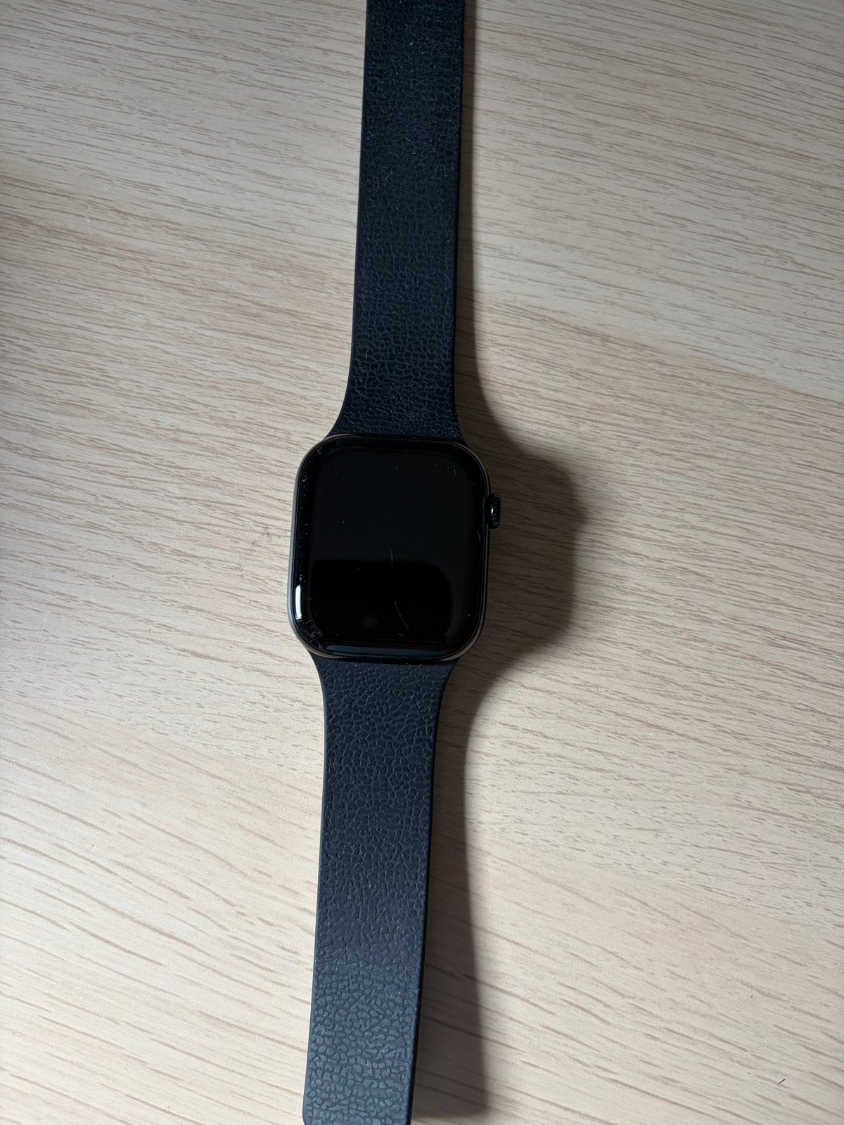 Apple Watch Series 10 (GPS) 46mm Aluminium met doos, Zwart, IOS, Ophalen of Verzenden, Zo goed als nieuw