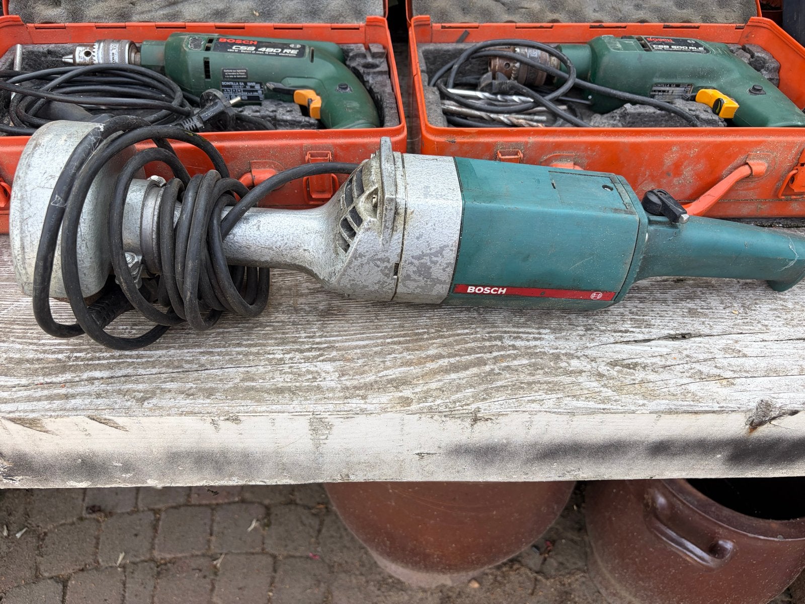 Bosch Slijpmachine - Gebruikt maar functioneel, Doe-het-zelf en Verbouw, Gereedschap | Slijpmachines, Ophalen, Gebruikt, 700 tot 1000 watt