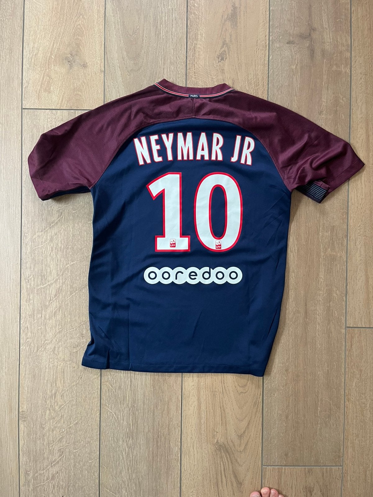 PSG Thuisshirt 2017/2018 - Neymar Jr #10 - Nike Dri-Fit, Maat L, Ophalen of Verzenden, Zo goed als nieuw, Shirt
