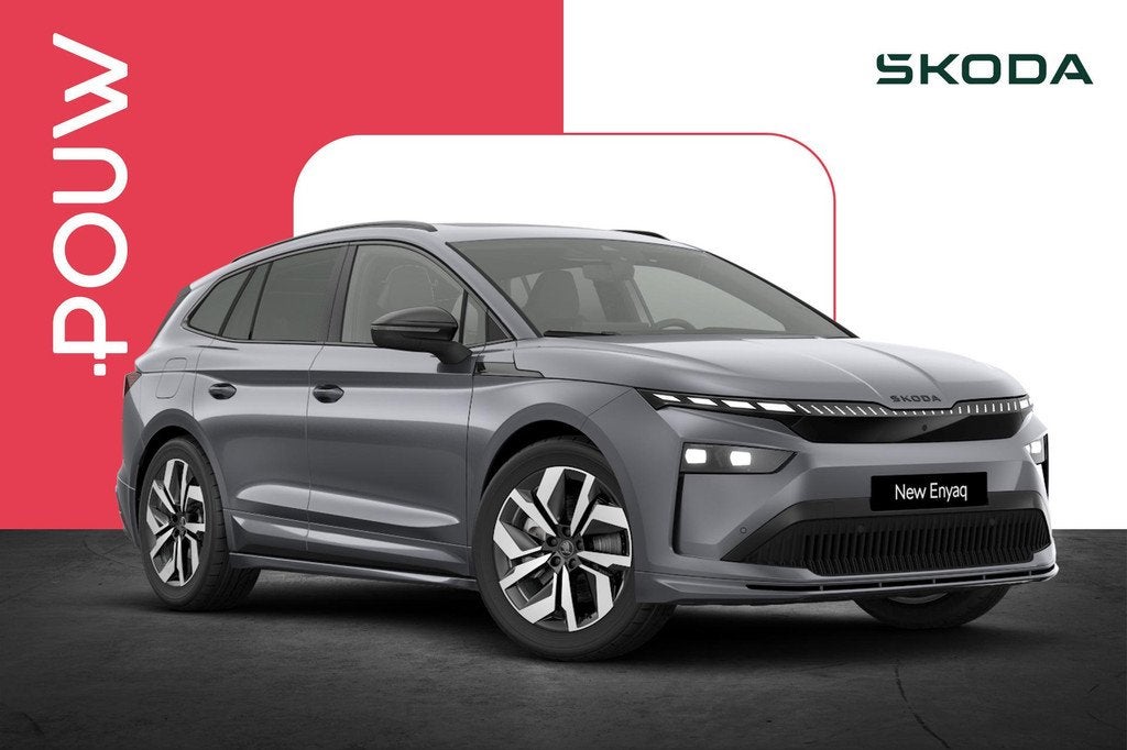 Skoda Enyaq 85 Sportline 286pk Tour Edition | LMV 20'' |Head, Auto's, Skoda, Bedrijf, Te koop, Enyaq, 360° camera, ABS, Achteruitrijcamera