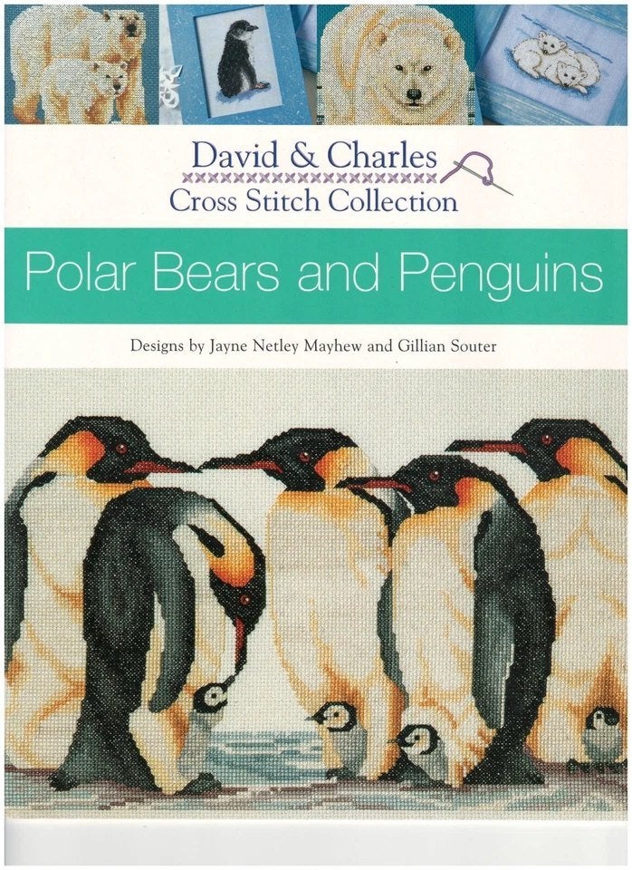 David & Charles Polar Bears and Penguins - Patroonboek, Ophalen of Verzenden, Zo goed als nieuw, Handborduren, Patroon
