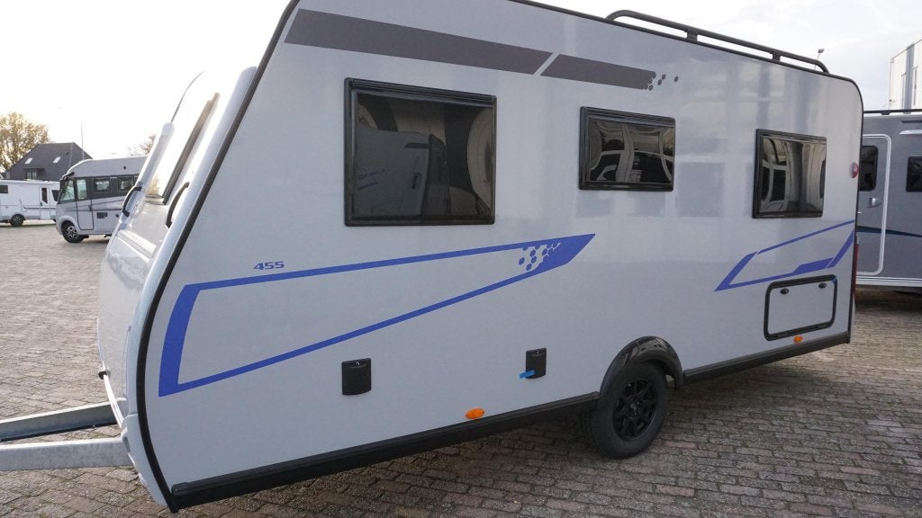 Caravelair Sport Line 455, Caravans en Kamperen, Rondzit, Schokbreker, Bedrijf, Overige typen
