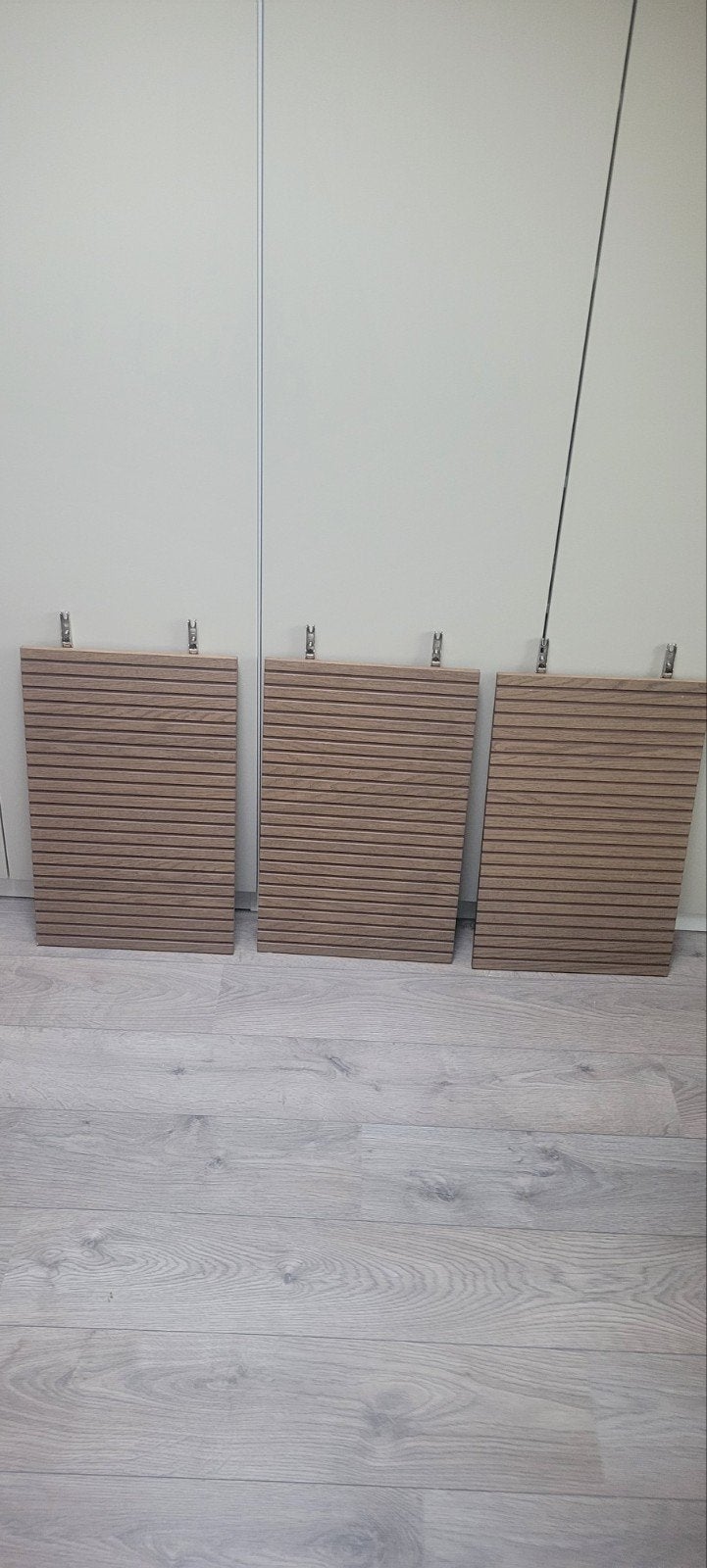 3x IKEA Bestå Björköviken Ladefront Bruin Gebeitst Eiken, Ophalen, Gebruikt, Eikenhout, 50 tot 100 cm