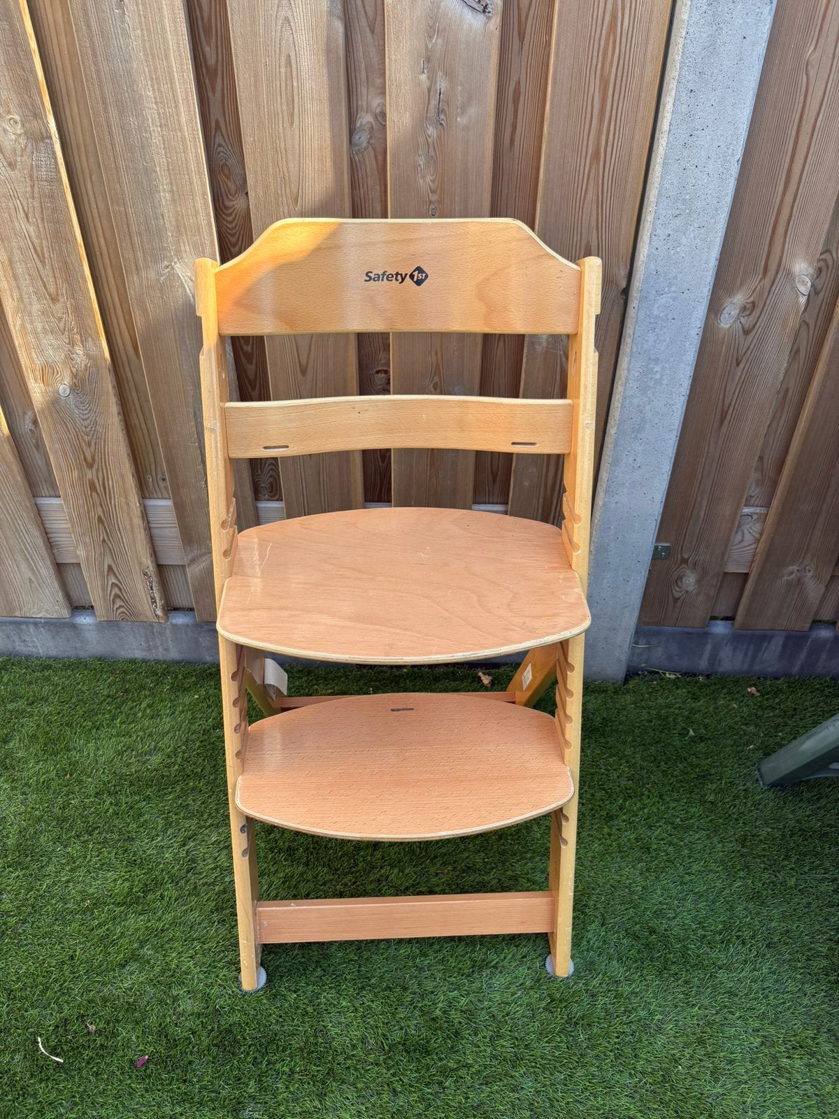 2x houten kinderstoel, Ophalen, Gebruikt, Meegroeistoel