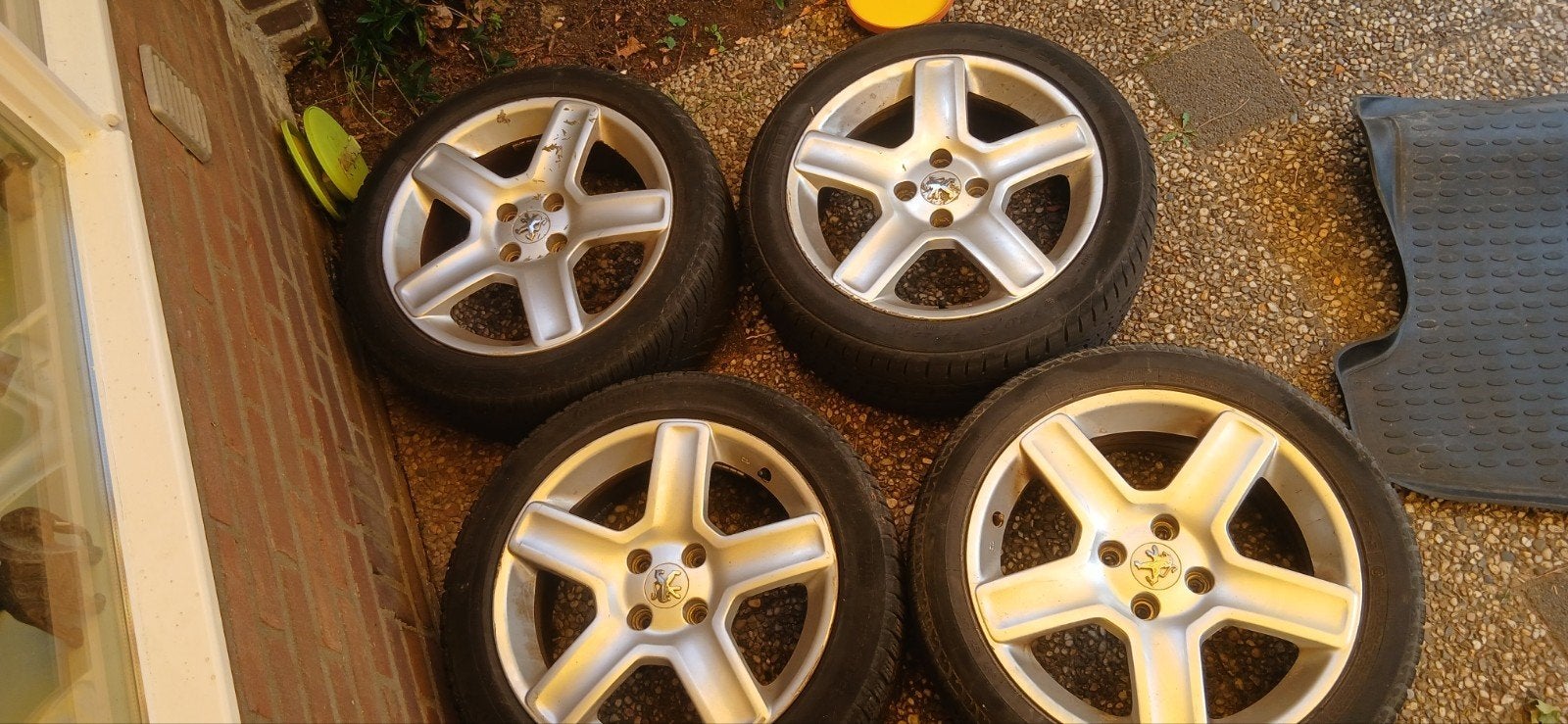 velgen 17" 4x108 peugeot 307, Gebruikt, Auto, Groter dan 1:32, Ophalen