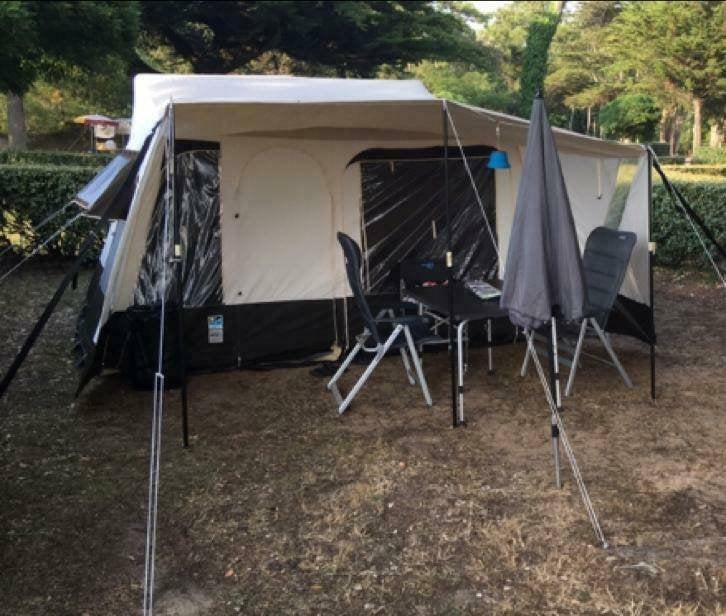 Jamet jametic all season, Caravans en Kamperen, Vouwwagens, Ophalen, Overige kleuren, Aanwezig, Jamet