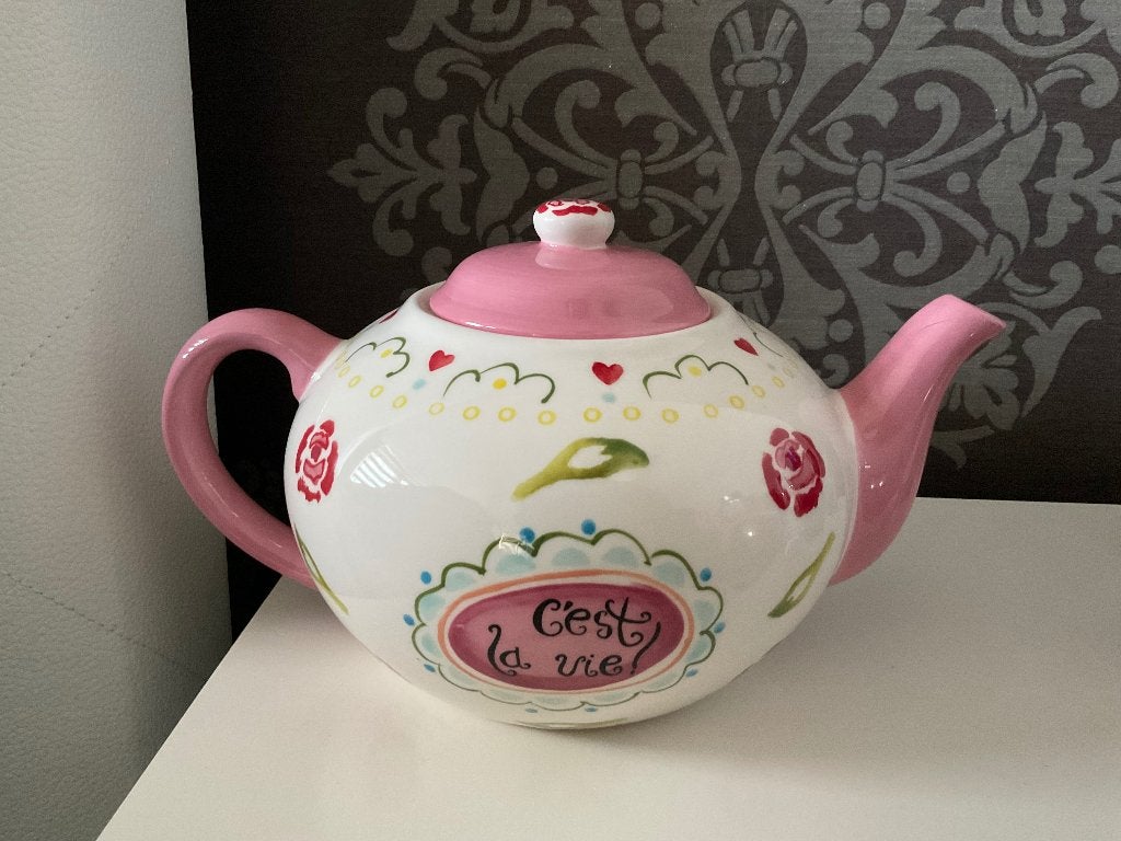 Theepot C'est La Vie Jet by ter Steege World of Jet thee pot, Overige typen, Ophalen of Verzenden, Zo goed als nieuw, Overige stijlen