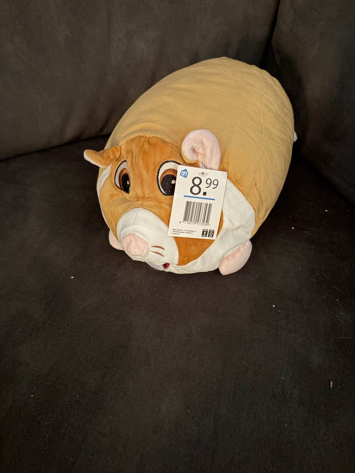 Schattige Hamster Knuffel van Albert Heijn, Ophalen, Hamster, Zo goed als nieuw, Middelgroot (20 tot 80 cm)