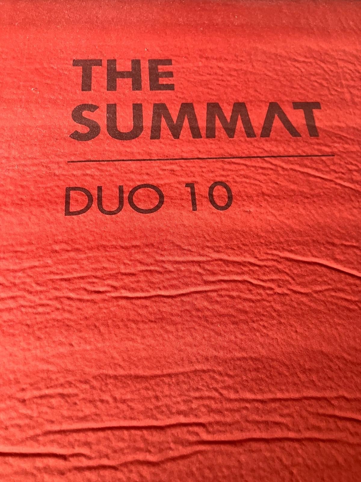 Zelfopblaasbaar luchtbed The Summat Duo 10 (198x130x10 cm), Ophalen of Verzenden, Gebruikt, 2-persoons