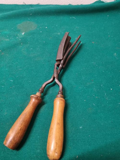 -	krultang antiek brocante, Ophalen of Verzenden
