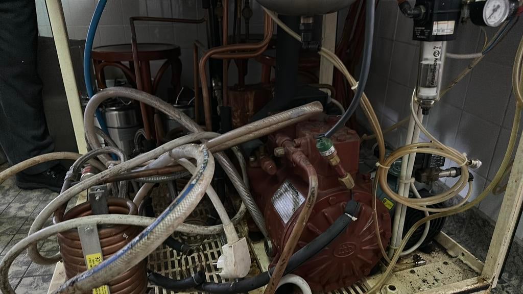 Ijs machine Interne componenten motor, Ophalen, Zo goed als nieuw