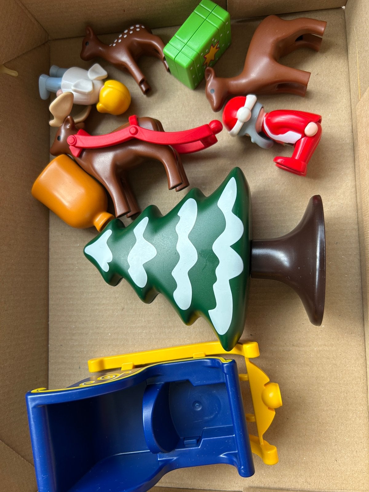 Playmobil 123 kerst arreslee 6787, Kinderen en Baby's, Ophalen of Verzenden, Zo goed als nieuw