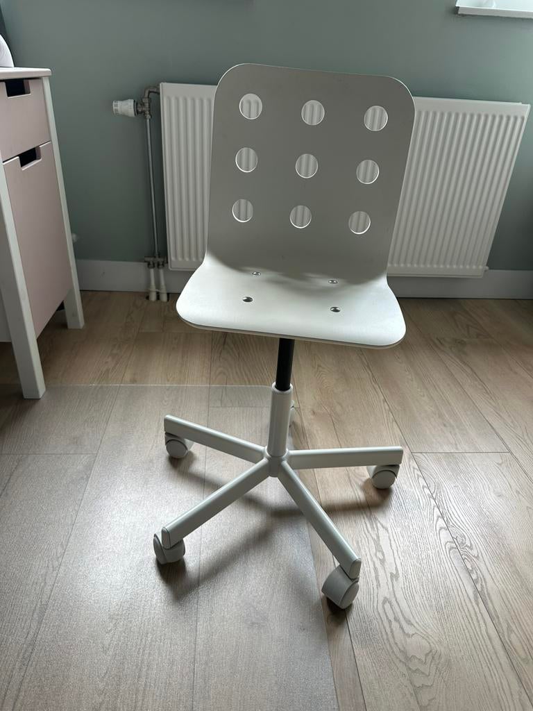 Ikea bureau stoel, Ophalen, Gebruikt, Wit, Bureaustoel