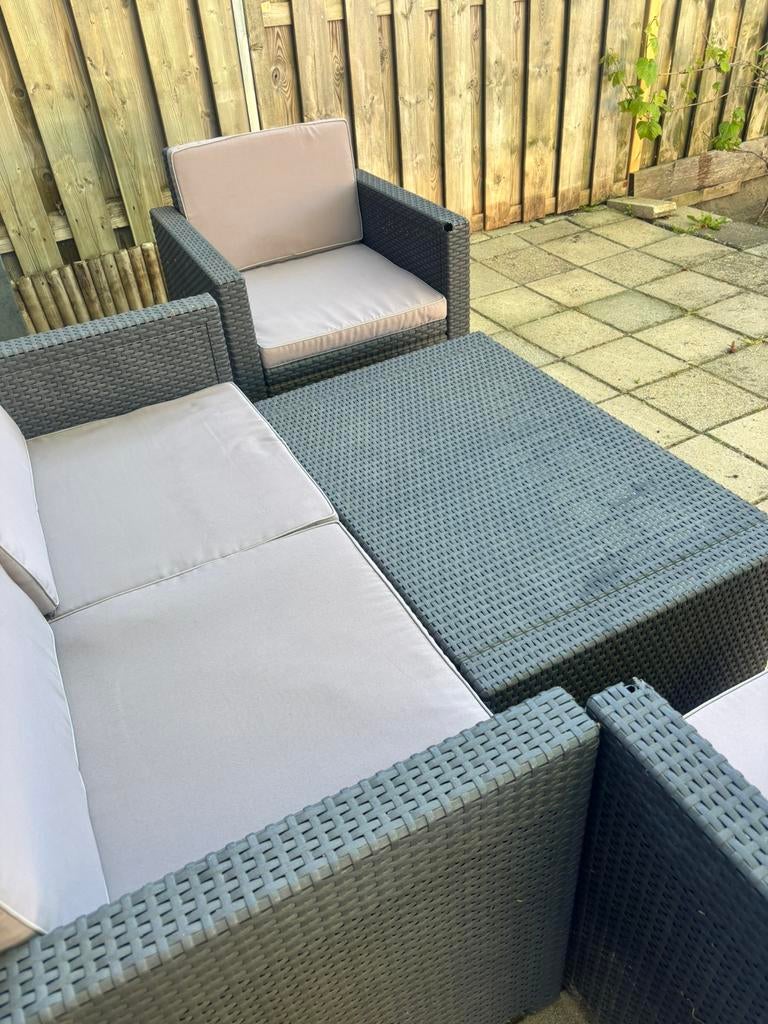 Tuinset, Ophalen of Verzenden, Gebruikt, 4 zitplaatsen