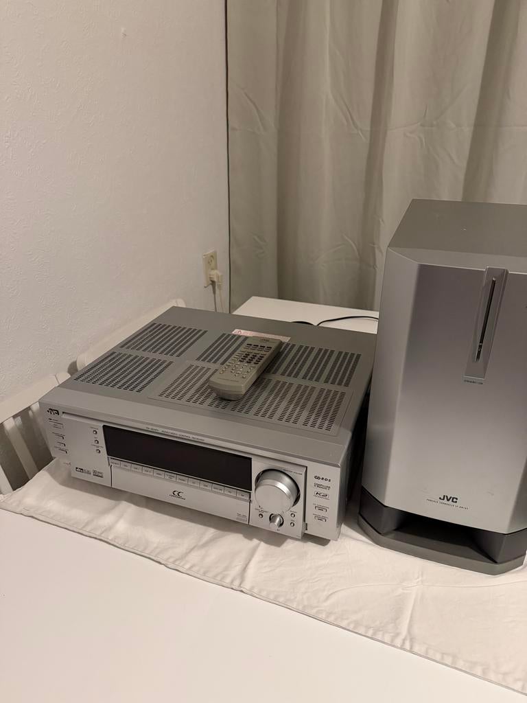 JVC RX-8032V Receiver met Subwoofer, Audio, Tv en Foto, Versterkers en Receivers, Ophalen of Verzenden, Gebruikt, JVC