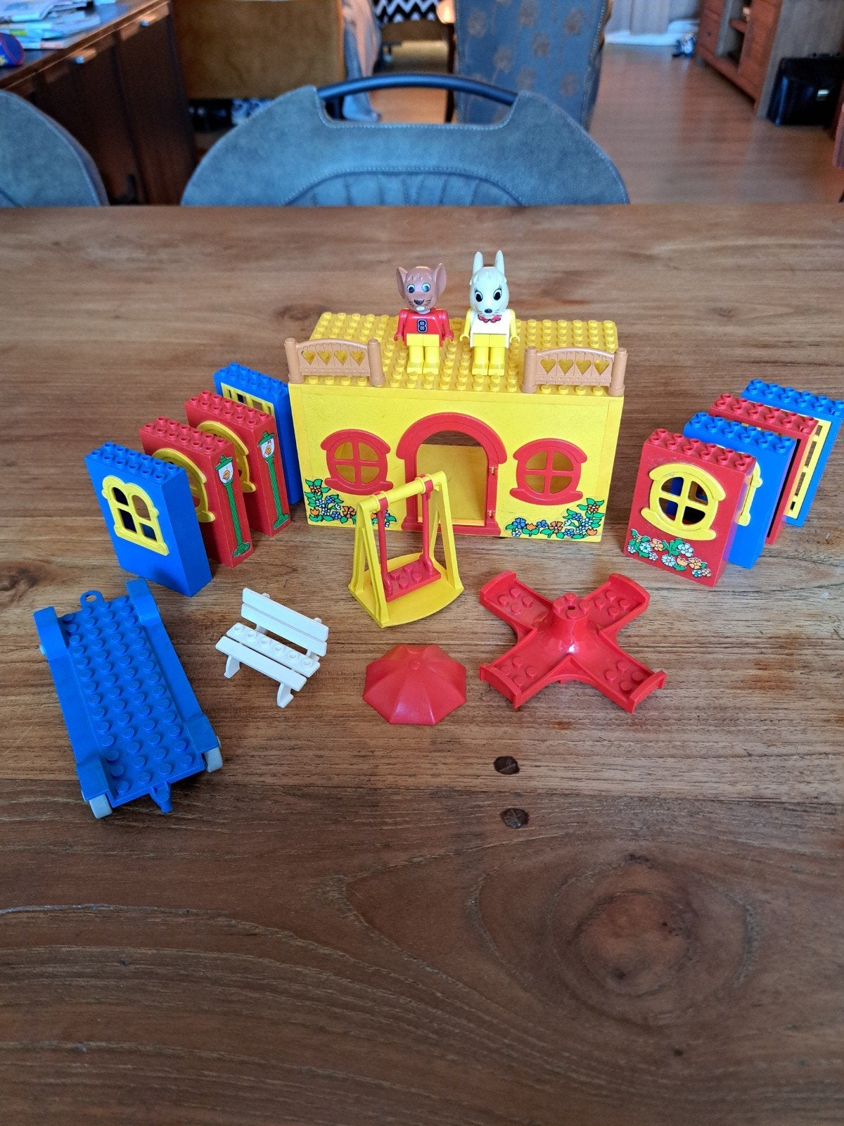 Partij Vintage Lego Fabuland 80's, Ophalen of Verzenden, Gebruikt, Lego, Overige thema's