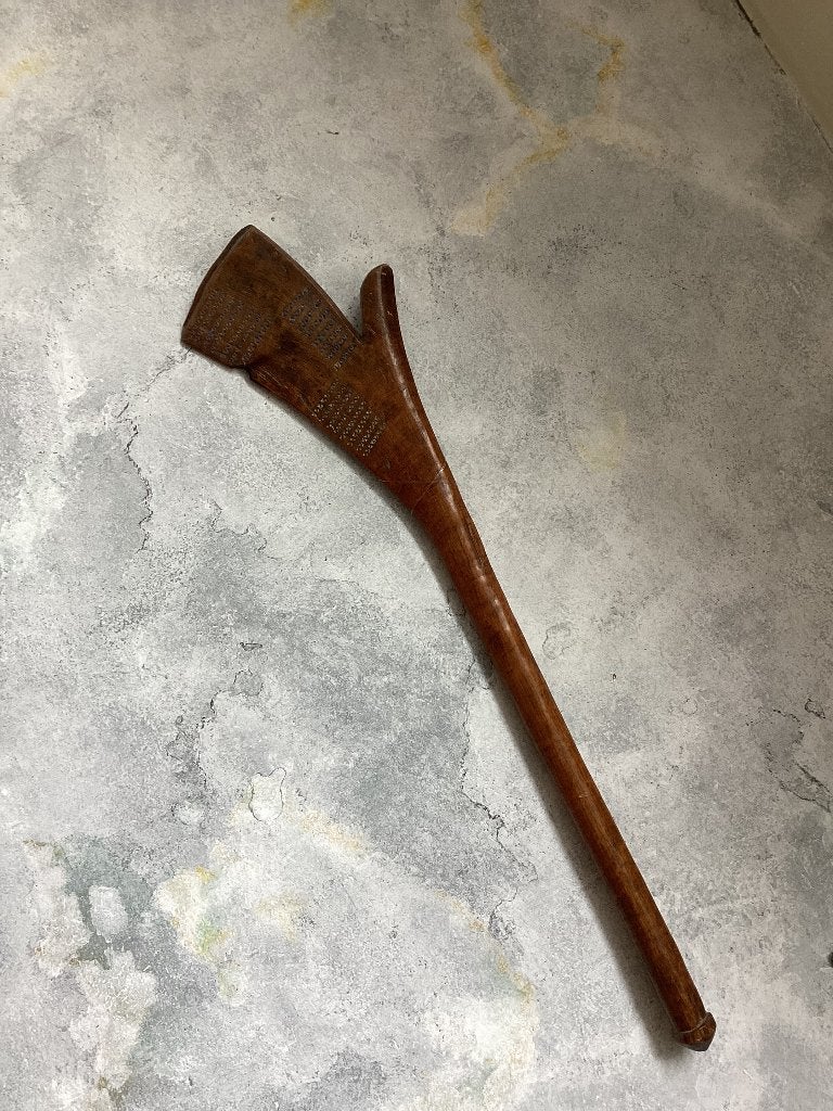 Tribal, war club, schild, speer, mandau, papua, Ophalen of Verzenden