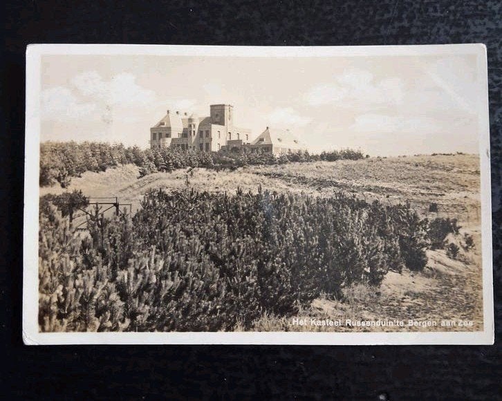 Het Kasteel Russenduin  te Bergen aan Zee, Ophalen of Verzenden, Gelopen, Noord-Holland