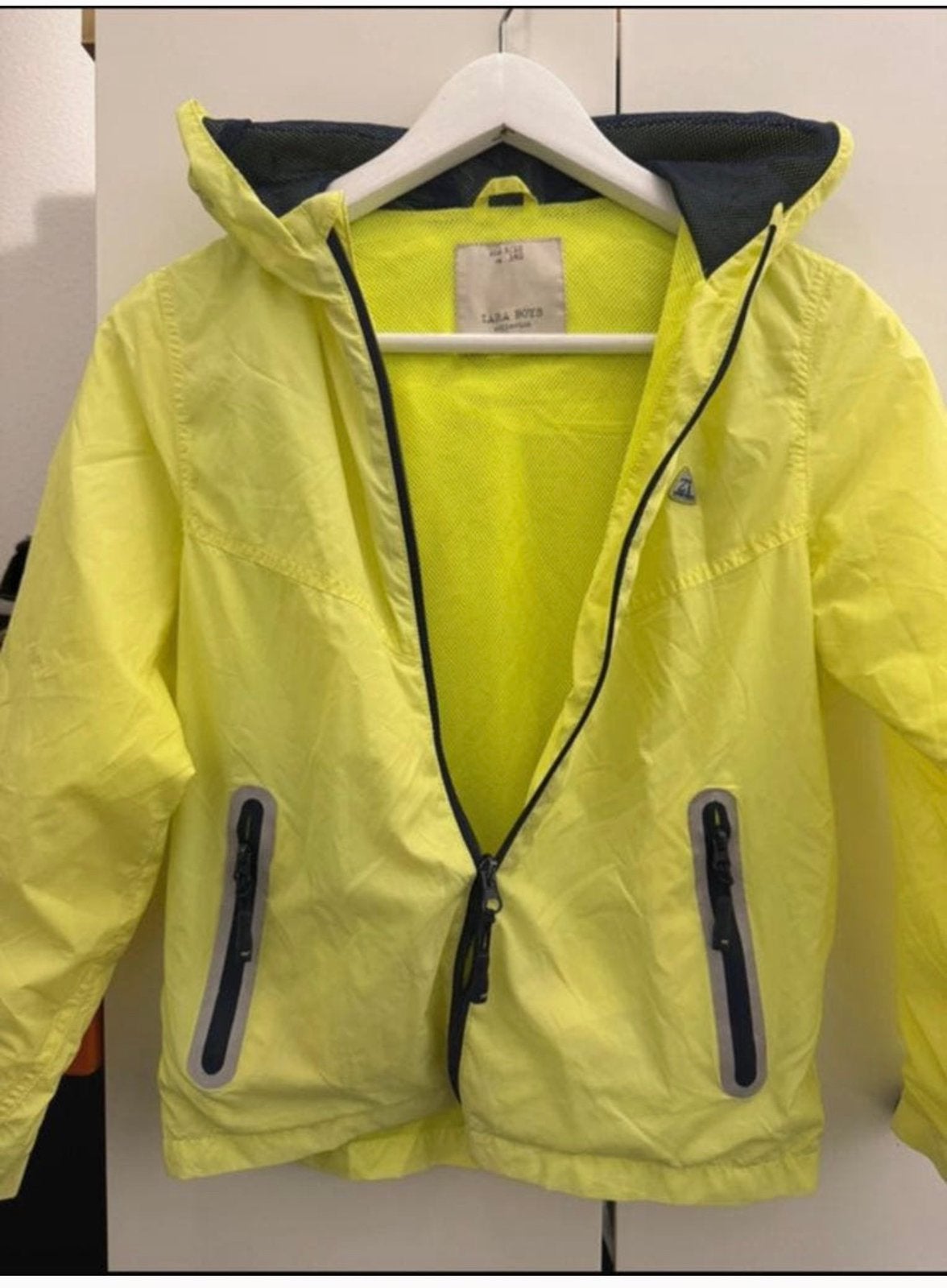 Neongele Zara Boys Windjack, Ophalen of Verzenden, Nieuw, Jongen, Jas