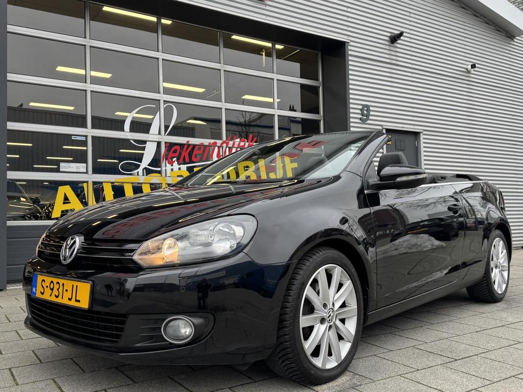 Volkswagen Golf Cabriolet 1.2 TSI BlueMotion - Navigatie I A, Auto's, Volkswagen, Voorwielaandrijving, Euro 5, Zwart, 4 cilinders