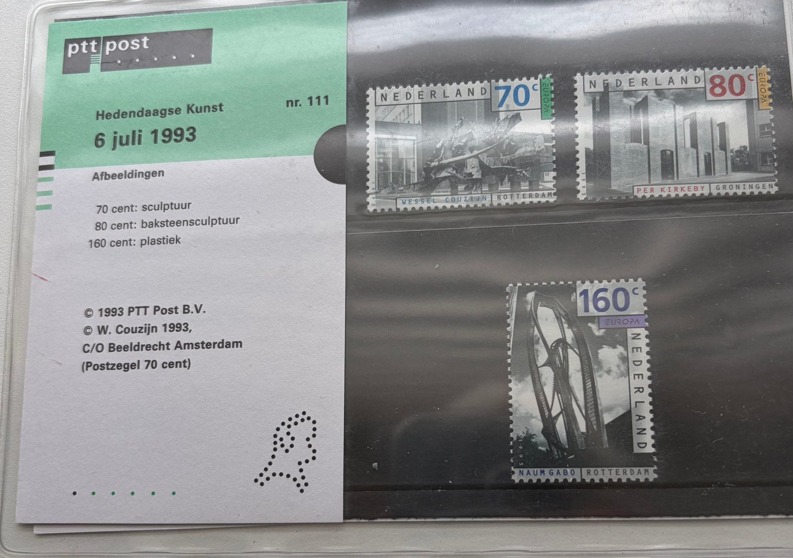 Te koop, Postzegelmapje nr 111, Ophalen of Verzenden