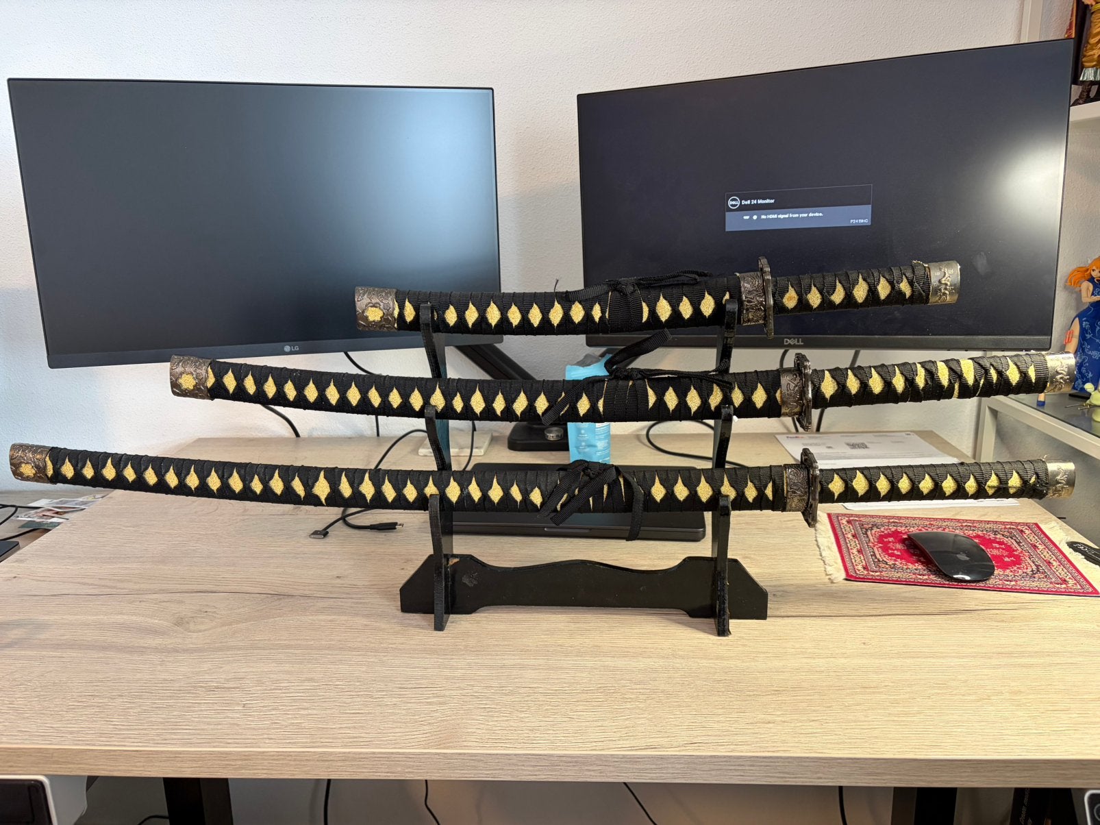 Oude Katana set te koop, Ophalen, Overige soorten, Azië, Zwaard of Sabel