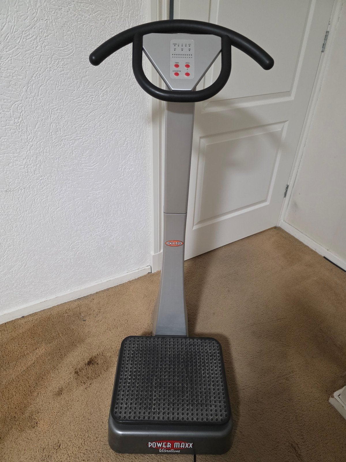 Power Maxx Vibrations Trilplaat - Zo goed als nieuw, Ophalen, Trilplaat, Zo goed als nieuw, Metaal