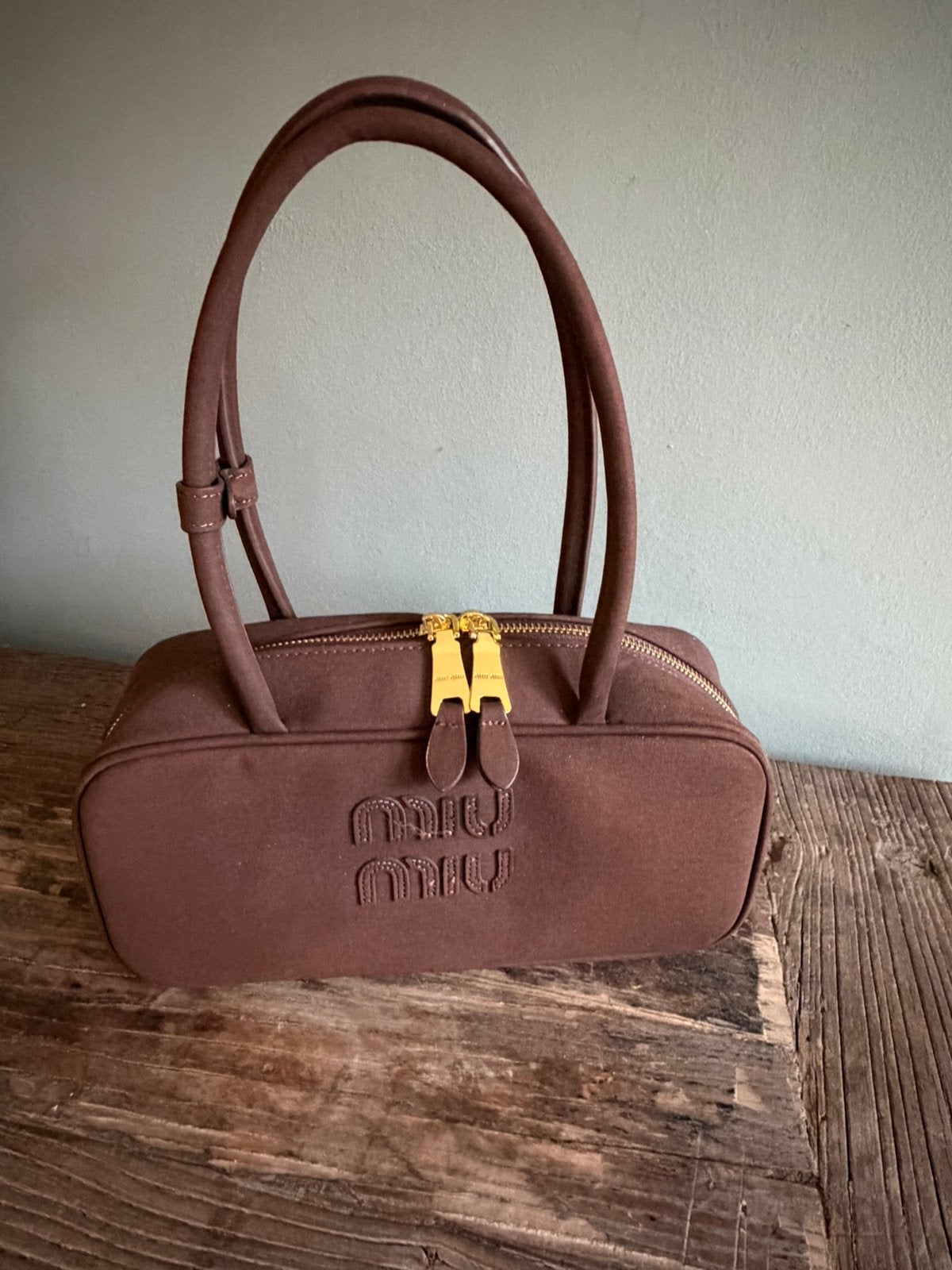 Miu Miu Tas - Zo goed als nieuw!, Ophalen of Verzenden, Zo goed als nieuw, Bruin, Handtas