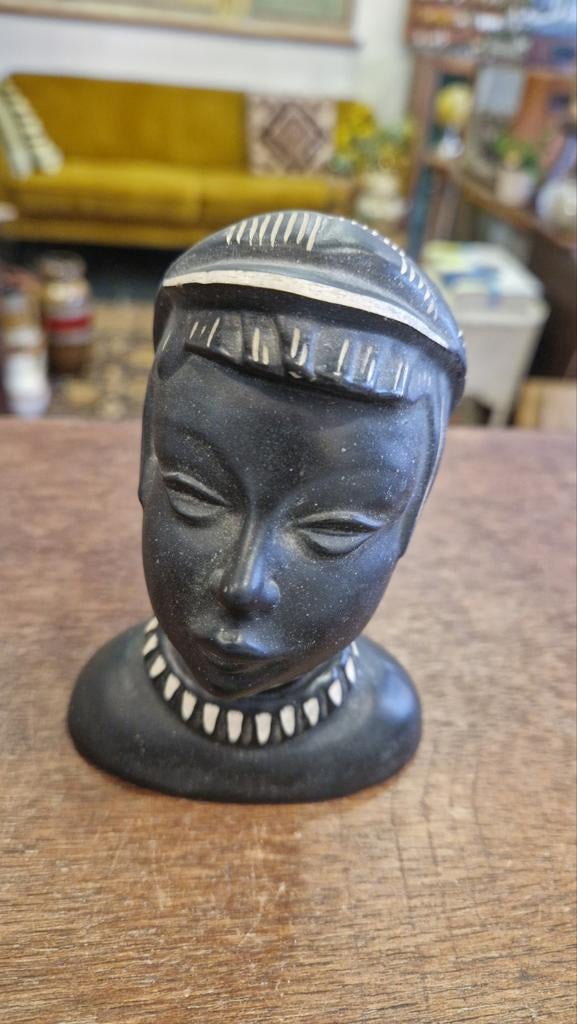 L'Ancora - De Kroon Keramiek - Sgraffito Buste - Jaren '50, Ophalen of Verzenden