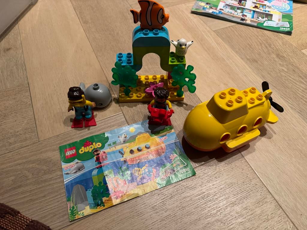 Lego Duplo 10910 Duikboot Avontuur, Kinderen en Baby's, Speelgoed | Duplo en Lego, Ophalen of Verzenden, Zo goed als nieuw, Complete set