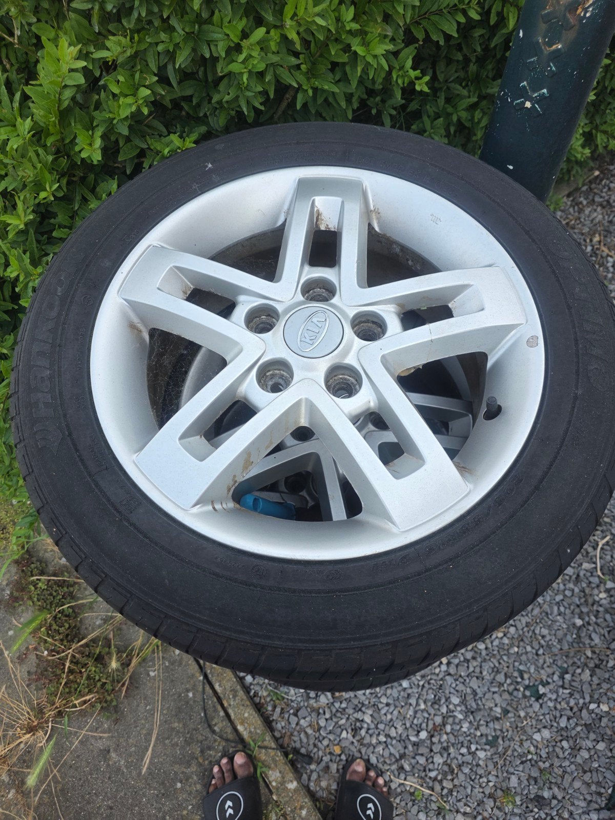 Hankook 4x kia Auto Banden, Ophalen of Verzenden