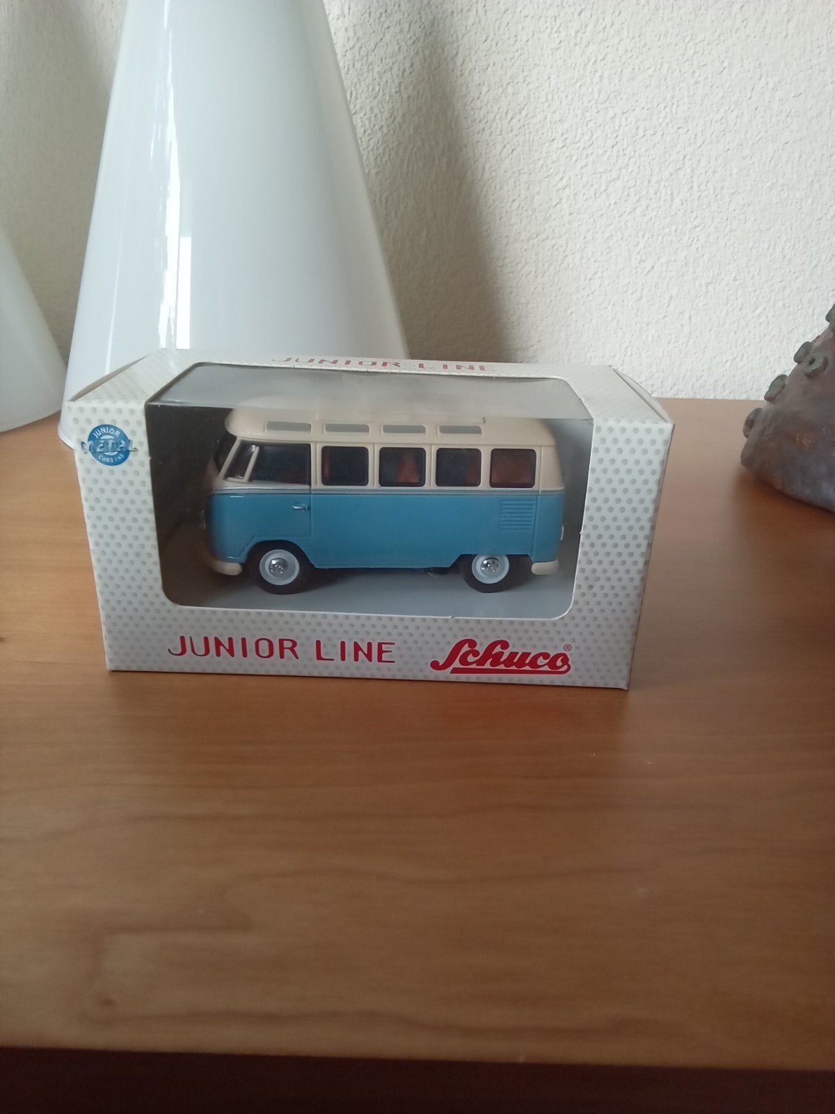 Schuco junior line vw bus Samba in ovp, Ophalen, Zo goed als nieuw, Auto, Schuco