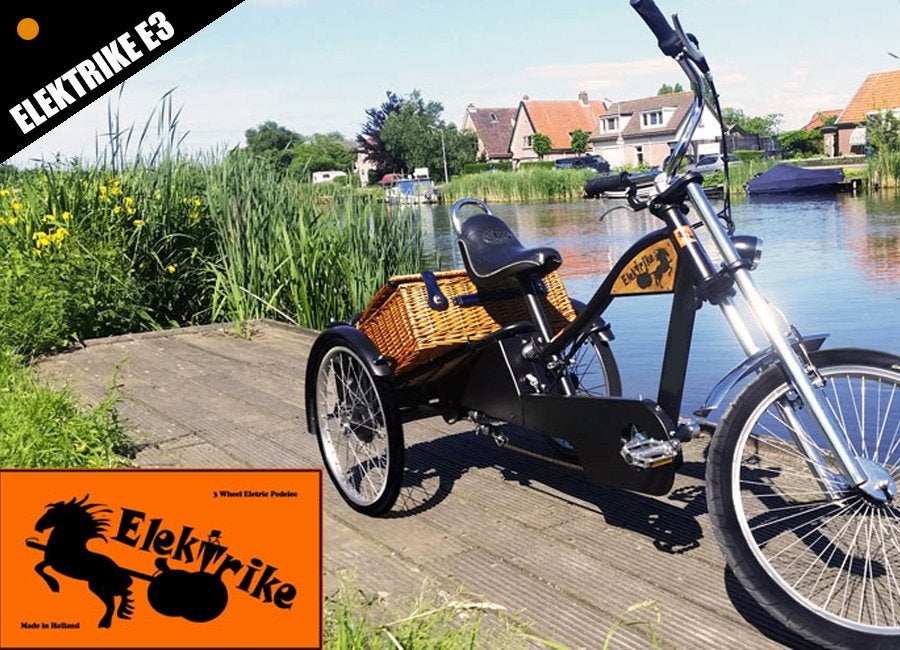 Electrische Chopper Trike Driewieler, Ophalen of Verzenden, Gebruikt, Trommelrem, Overige merken