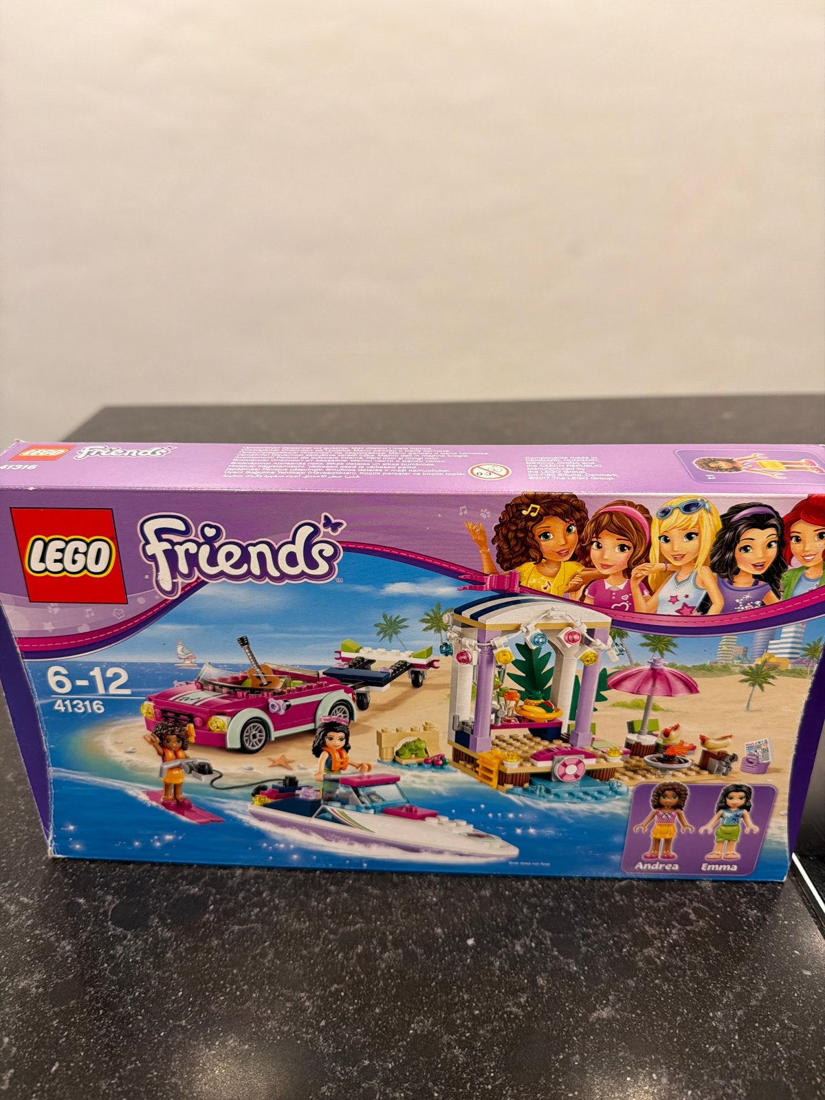 LEGO Friends 41316 Andrea's Speedboot Transporter, Ophalen of Verzenden, Gebruikt