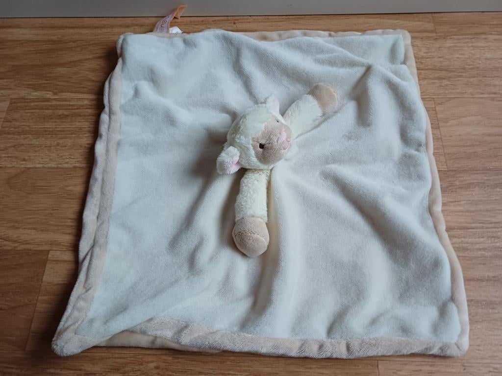 Diinglisar knuffeldoekje Knuffeldoek wit schaap schaapje, Ophalen of Verzenden, Zo goed als nieuw