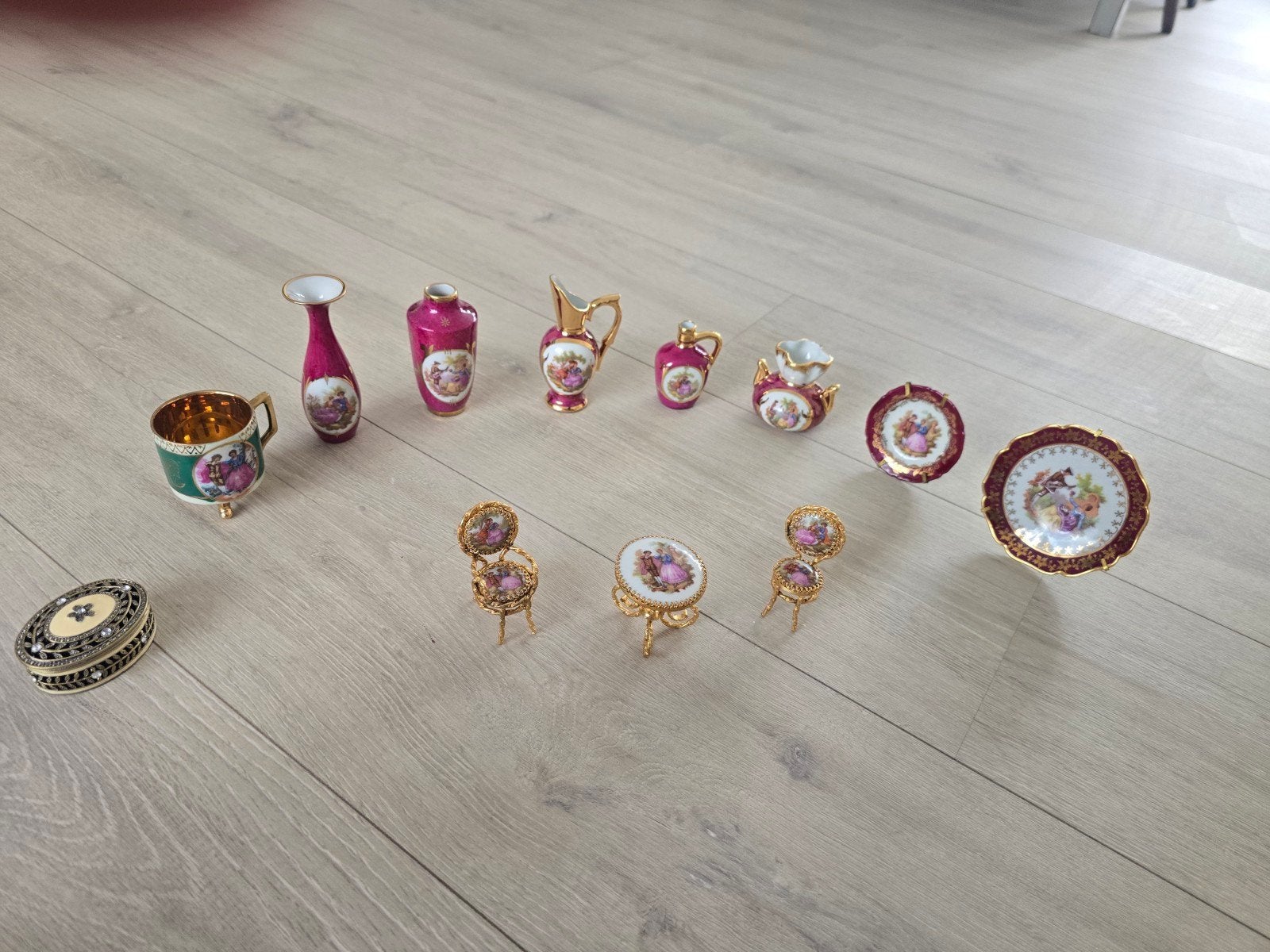Limoges Miniatuur Decoratie Set - Alles Nieuw, Ophalen of Verzenden