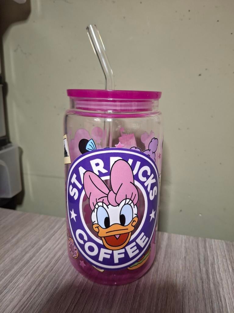 Nieuwe Handgemaakte Katrien Duck Rietjesbeker Glas, Ophalen of Verzenden, Nieuw