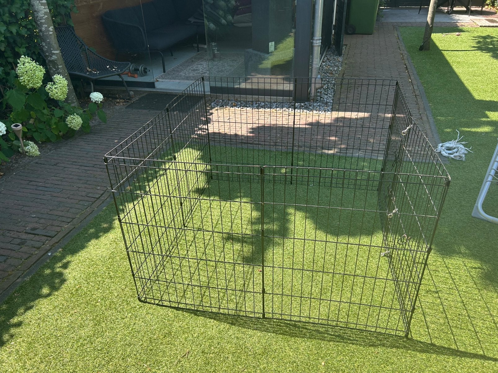 Puppyren -8 panelen van 60 cm zgan, Dieren en Toebehoren, Hondenhokken, Ophalen, 110 cm of meer, 65 tot 100 cm, Hondenhok