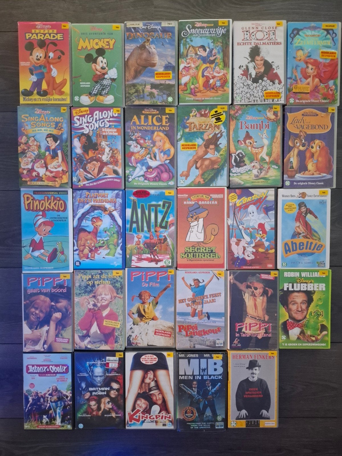 Verschillende videobanden €0,50 per stuk, Alle leeftijden, Ophalen of Verzenden, Zo goed als nieuw