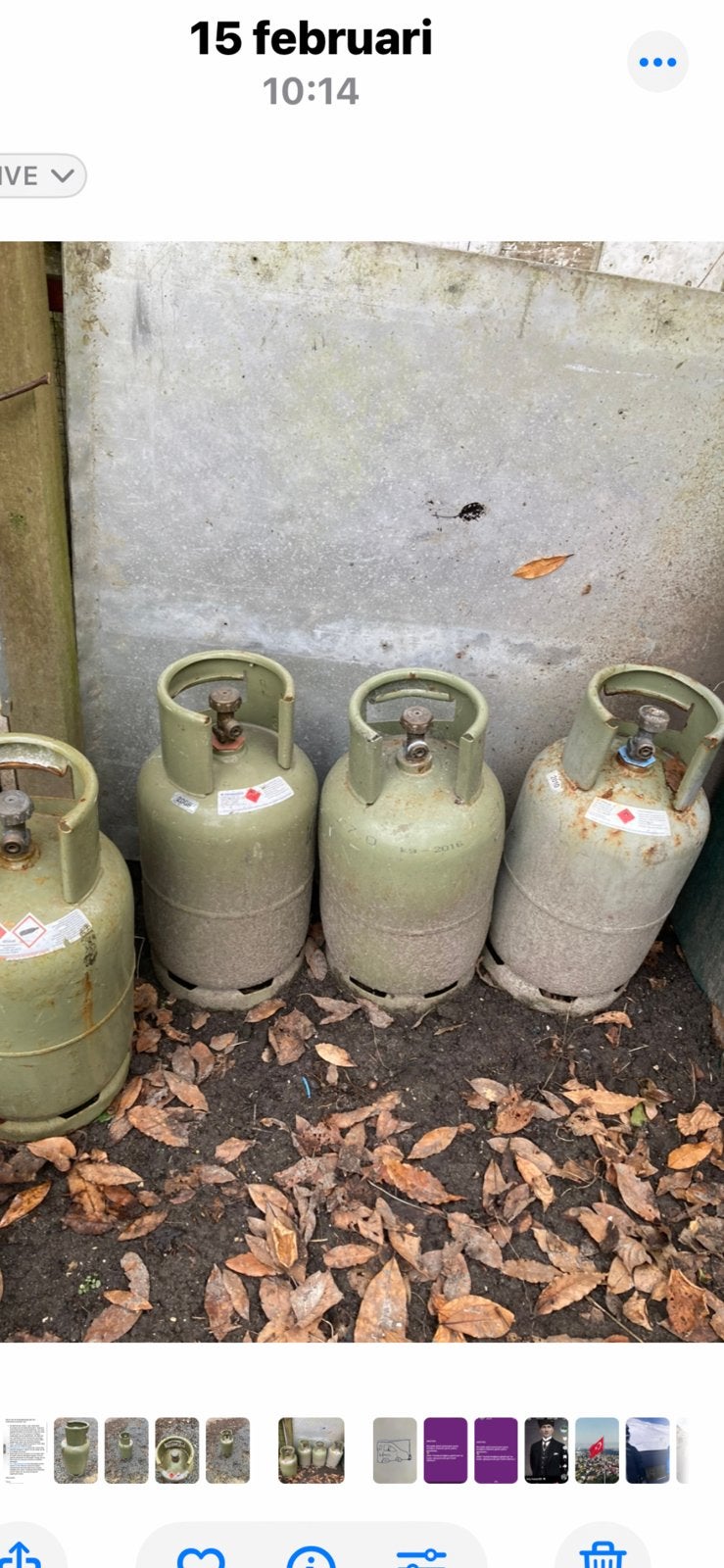 2 gas blik vol, Ophalen of Verzenden, Zo goed als nieuw, Campingstoel