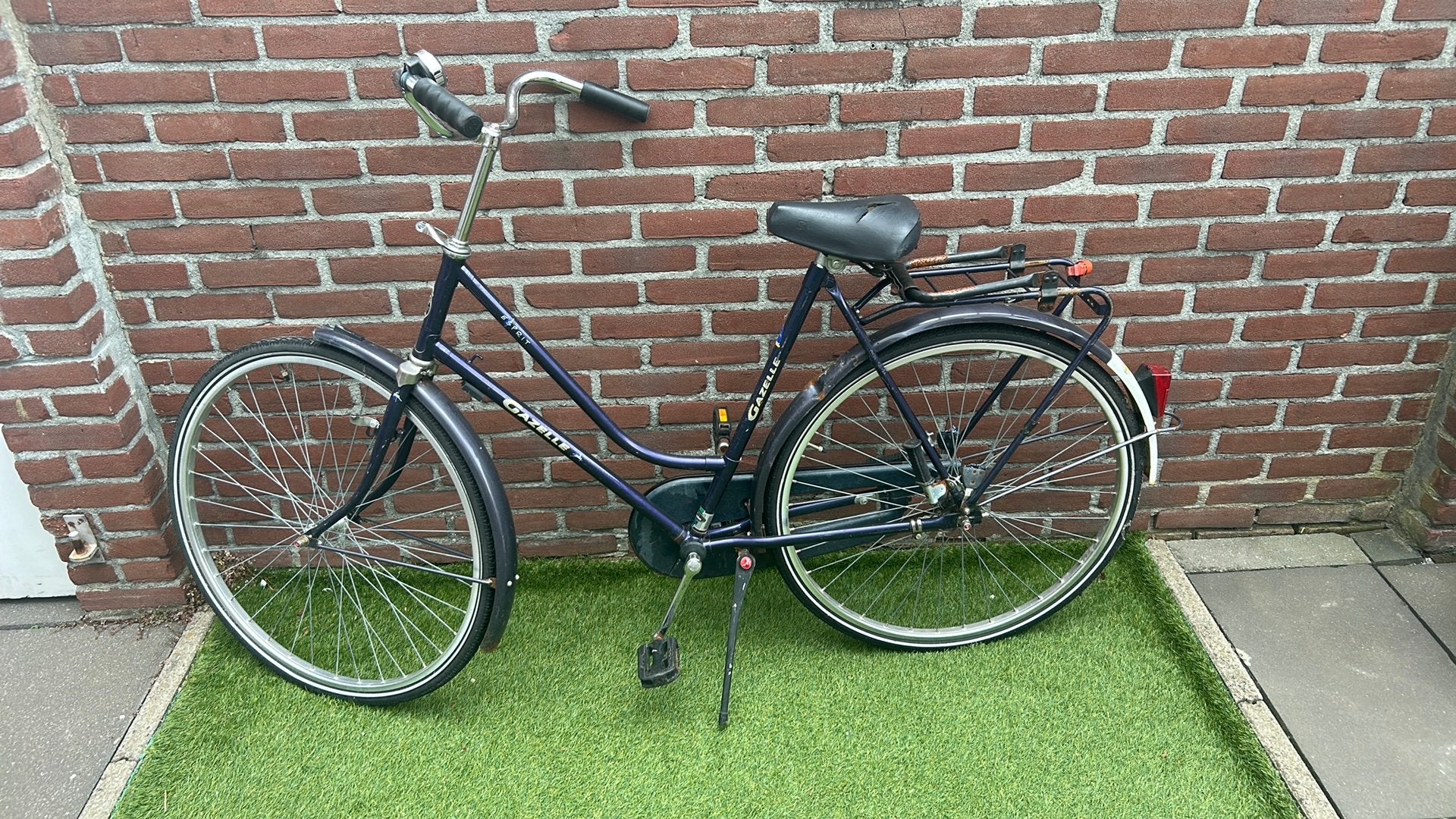 Opknapfiets, Ophalen, Gebruikt, Terugtraprem