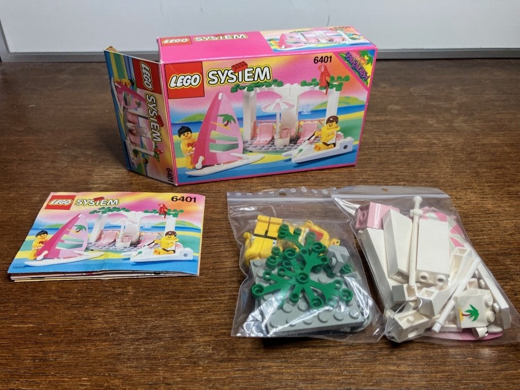 Lego Paradisia Set 6401 - Seaside Cabana, Ophalen of Verzenden, Zo goed als nieuw, Complete set, Lego