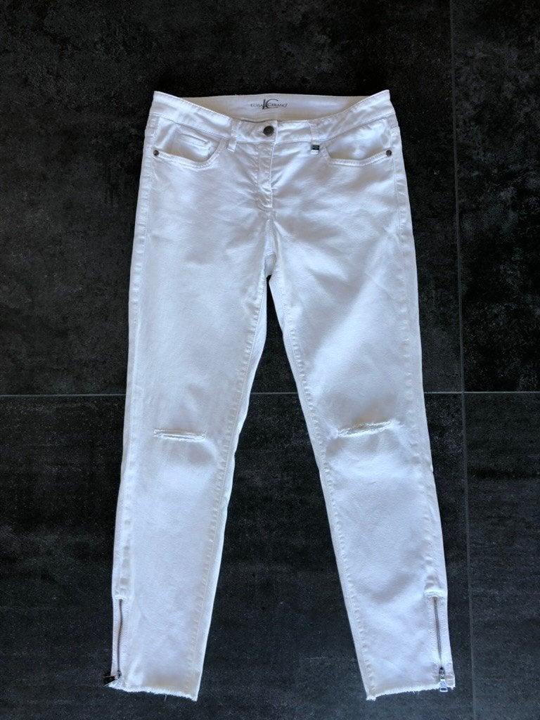 Broek LUISA CERANO, maat 38, Maat 38/40 (M), Verzenden, Wit, Luisa Cerano