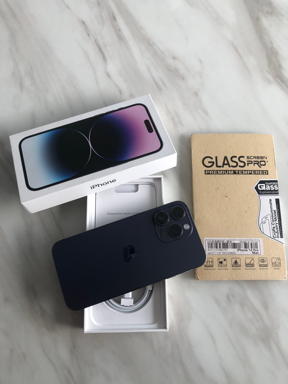 Iphone 14 Pro Max 256GB Deep Purple ONGEBRUIKT!!, 256 GB, Paars, Nieuw, Ophalen of Verzenden