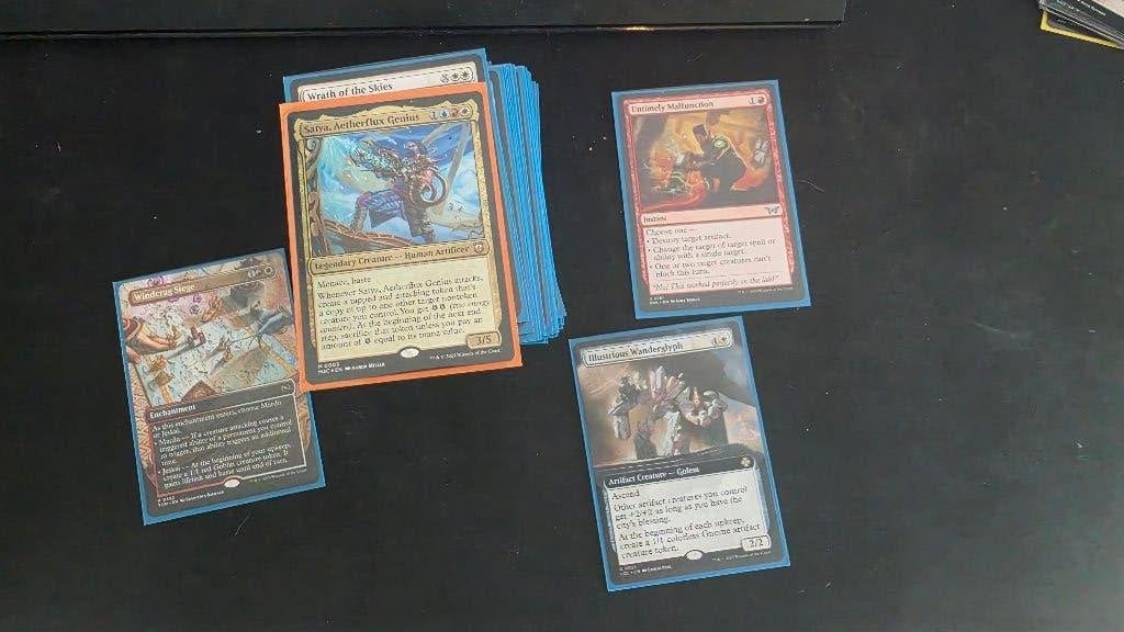 Satya, Aetherflux genius B2-B3 mtg, Ophalen of Verzenden, Zo goed als nieuw, Speeldeck