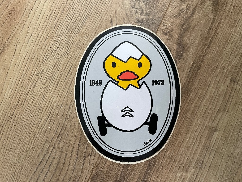 Citroën 2CV sticker 1948-1973 Dick Bruna, Ophalen of Verzenden, Zo goed als nieuw, Auto's