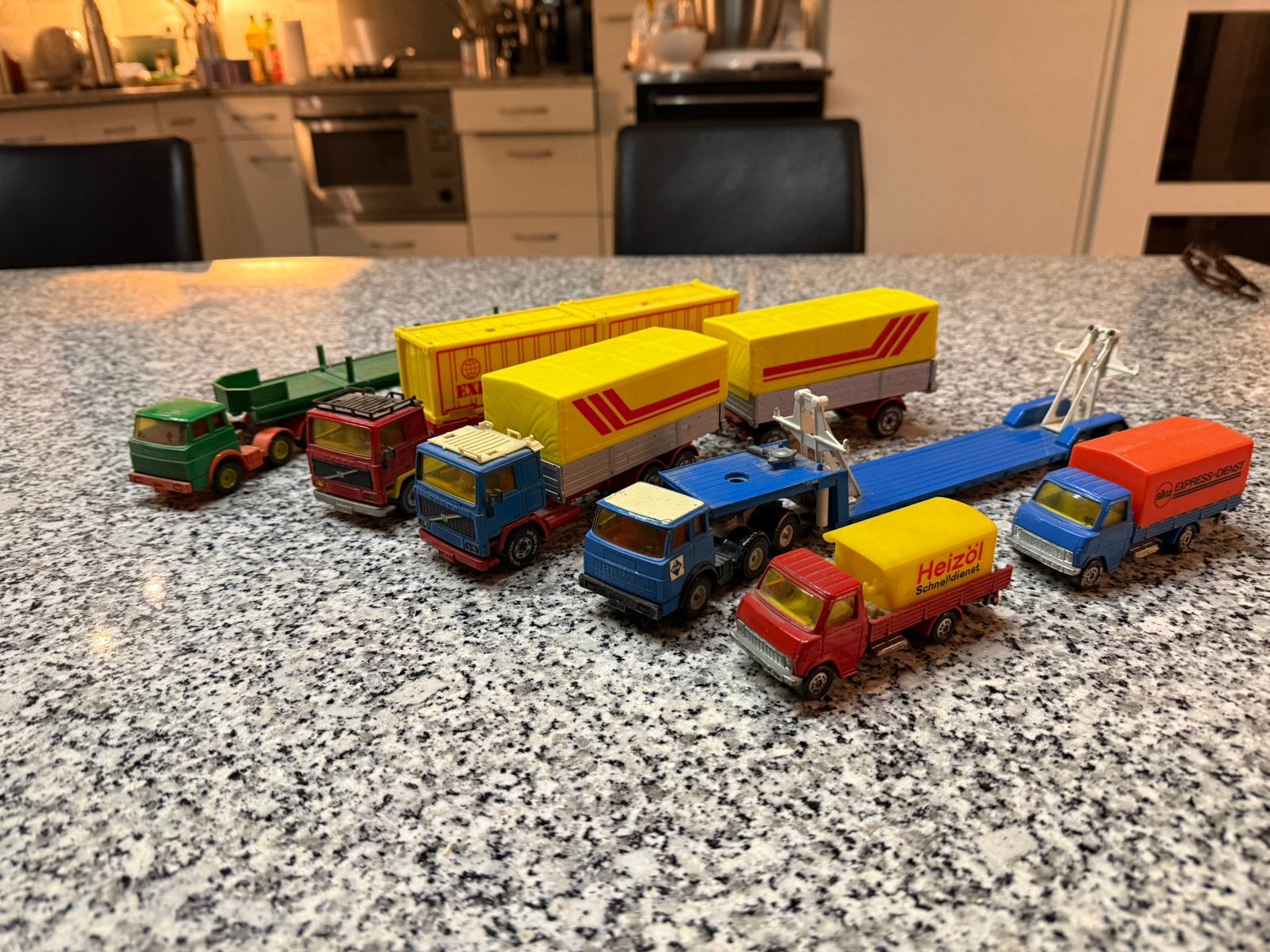 6 mooie Siku vrachtauto’s jaren 70., Ophalen of Verzenden, Zo goed als nieuw